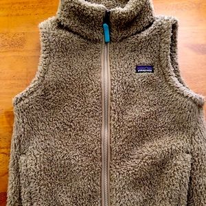 Patagonia Teddy Bear Vest Girls Large 12-adult xxs